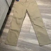 Dockers All Season Tech Stretch Jean Cut Straight Fit Tan Pants Sz 33/30 NWT