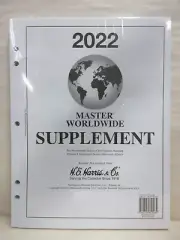 2022 H.E. Harris Master Worldwide Stamp Supplement Whitman Album Pages