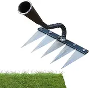 Dethatcher Rake - Dethatcher Carbon Garden Hand Rake | Portable Yard Rake for Digging Flattening Soil, Rake Replacement for Planting Vegetables