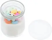 minkissy Scented Candle Cup Oolong Flavor Artistic Candle Cereal Doughnut Design Enhance Your Home Decor