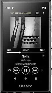 Sony Nw-A105 16GB Walkman Hi-Res Portable Digital Music Player with Android 9.0, 3.6" Touch Screen, S-Master Hx, DSEE-Hx, Wi-Fi & Bluetooth and USB Type-C - Black
