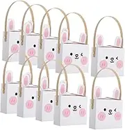 WHAMVOX 10pcs Rabbit Shaped Candy Boxes Cute Party Favor Bags for Birthday Easter Treats Lightweight Packing Boxes for Cookies and Sweets for Celebrations