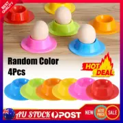 4Pcs Serving Kitchen Boiled Egg Stand Boiled Egg CuCF Holders Set Tray Eggs Cups