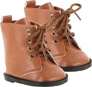Kisangel 1 Pair Doll Miniature Boots for Dolls DIY Dress Up Accessories Fine Craftsmanship Mix Match Styles Easy to Use and Scenes