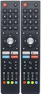 TAVICE Replacement Remote Compatible with JVC Smart TV – Works with RM-C3362, RM-C3367, RM-C3407 (2 Pack)