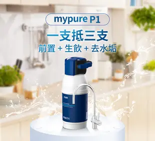 德國 BRITA mypure P1硬水軟化櫥下型濾水系統加購P1000濾芯 共2芯 (8.2折)