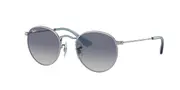 Ray-Ban Kids RJ9547S Junior Round Kids 212/4L Kids' Sunglasses Silver Size 44