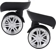 [CDQL] 1 Pair Luggage Suitcase Wheels Luggage Replacement Wheels Mute Swivel Suitcase Luggage Caster Wheels Luggage Wheel Spare Part Universal Wheel Replacement Luggage Suitcase Wheels
