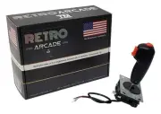 Arcade flight yoke stick Joystick 8 way joystick w/ two fire buttons + firm grip