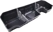 Under Seat Storage Box & Center Console Organizer Tray Fit for 2019-2025 Chevy Silverado 1500 GMC Sierra 1500 2020-2025 2500 3500 HD Double Cab & Crew Rear Under Seat Storage Organizer Box