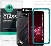 IBYWIND Screen Protector for Asus Rog Phone 6 5G/Rog Phone 6 Pro 5G 6.78",with Metal Camera Lens Protector,no bubble,easy to install