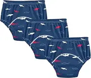 Caihoyu Baby Potty Training Panties Leakproof Boxer Briefs Sleep Underwear for Infant 3T Seamless Pattern Abstract fish sea Symbols
