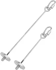 Happyyami Bird Treat Skewer 2pcs Stainless Steel Fruit Fork Pet Feeder Toy Bird Cage Accessories