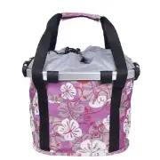 Bicycle Front Aluminum Alloy Foldable Basket (Purple) - Size: L
