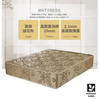 在飛比找momo購物網優惠-【多瓦娜】MIT石棉天使保暖獨立筒床墊-3.5尺