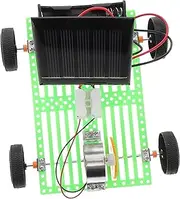 BRIGHTFUFU Solar Car Model DIY Educational Kit Assemble Solar Powered Car for Fun Engineering Experiments Hands Learning Stem Science Project
