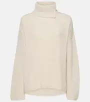 [Joseph] Joseph Wool, cashmere and silk turtleneck sweater AU 14 white