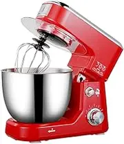 Egg Beater- Automatic Stand Mixer, Mixer with Pulse Setting, Dough Hook,Egg Whisk,Flat Beater