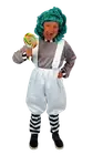 Oompa Loompa Chocolate Factory Worker Book Week Day Boys Costume