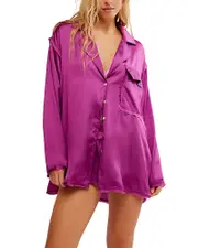 Free People Like Honey Pajama Shirt