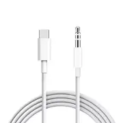 USB-C to 3.5mm AUX Jack Audio Cable Male Car Audio for iPhone 16 16 Pro