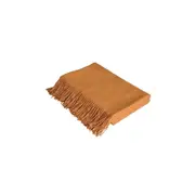 Auskin Alpaca Throw Sofa/Bed Decorative Blanket 145x185cm Yellow Melange