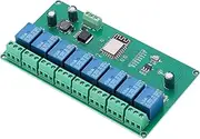 Relay Module, ESP8266 Relay Module Wireless Development Board WiFi 8‑Channel ESP8266 Development Board with 6 X Socket for Smart Home Wireless Control