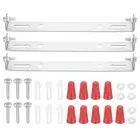 3 Set 155mm (6.1") Universal Light Fixture Mounting Bracket Kit with Screw