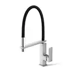 ACA Brushed Kitchen Mixer Tap Laundry Sink Faucet Swivel Pull Down Spout