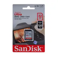 在飛比找蝦皮購物優惠-SANDISK 閃迪存儲卡 SDHC 32gb 120mbp