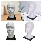 Foam Mannequin Head Glasses Hat Display Lightweight Manikin Head Display Wig for