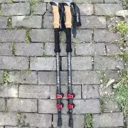 Ultralight Trekking Walking Sticks Hiking Canes Folding Carbon Fiber Walking New