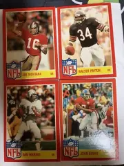 1985 Topps Football Complete NFL Star Set (1-11) Walter Payton