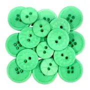 Color Me: Lime Green Buttons- Shelly's Buttons - Doll Clothes Sewing Quilt Craft
