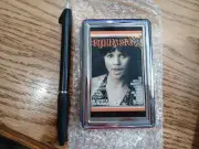 Vintage Rolling Stone Metal Silver Cigarette Case Holder Wallet Cards