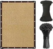 Yellow Sail Shade Cloth 85% Sunblock Net for Garden Patio Deck - 13.1ft x 19.6ft
