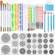 Mandala Dotting Tools, 58PCS Dot Painting Tools Set Rock Painting Supplies with