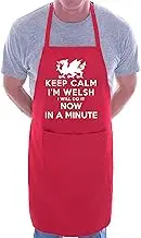Keep Calm I'm Welsh Wales BBQ Novelty Cooking Apron