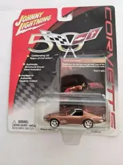 JOHNNY LIGHTNING 1970 CORVETTE- METALLIC COPPER COLOR - 50 YEARS OF CORVETTE