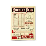 Essendon Buckley Park Vintage Real Estate Advert Wall Art