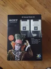 Vintage SONY 3D Alice In Wonderland Blu-Ray 3D Movie Deluxe Starter Kit