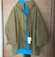 Uniqlo MARNI Blocktech Half Coat Khaki Blue Size JP S Unisex Zip Button Hooded