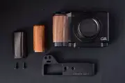 Wood Camera Grip For RICOH GR3 GRIII GR3X Camera with Aluminum Alloy Baseplate