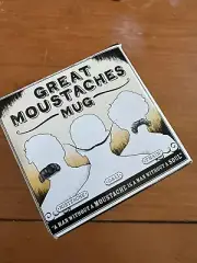 Great Mustaches Mug Coffee The Unemployed Philosophers Guild Moustaches Cup New