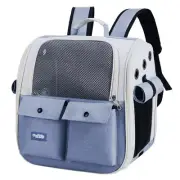 Portable Cat Carrier Backpack – Soft-Sided Travel Pet Backpack for Cats & Sma...