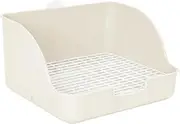Rabbit, Pet Pan, Rectangular Easy to Install, Small Animal Litter, Bedding Cage Potty Box for Chinchillas Ferrets Guinea Pigs Hamster