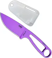 ESEE Izula Purple 2.63" Fixed Blade Flat Grind With Molded Sheath IZULA-PURP NEW