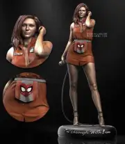 Mary Jane Watson Statue 3D Print Unpainted/Unassembled