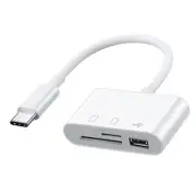 Quick Sharing with USB C Card Reader for TF Camera Memory Card Type C USB