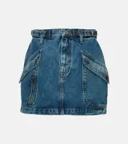 [Re/Done] Re/Done Racer denim miniskirt 32 blue